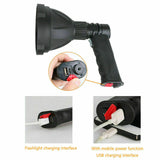 LED Handheld Spotlight Rechargeable Hunting Camping Flashlight Torch Spot Light