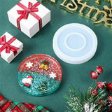 2Pcs Clear Silicone Holder Mold & Casting Mold Making Jewelry Epoxy Resin Set