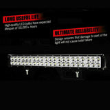 20inch LED Light Bar Slim Dual Row Spot Combo Beam 4X4 Offroad