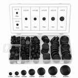 200 Pcs Auto Rubber Grommet Assortment Set Fastener Kit Blanking 7 Popular Sizes