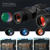 60X60 Marine HD Binoculars Wide Field 8.2 Hunt Telescope Coordinate Day Night