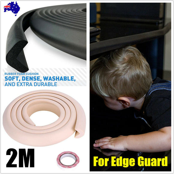 2m Desk Edge Soft Protectors Table Corner Cushion Baby Child Safety Foam Guard