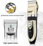 9Pc Washable Professional Hair Clippers Men cordless hair trimmers Beard Trimmer