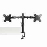 Dual HD LED Screen Desk Mount Monitor Stand 2 Arm Display Bracket LCD TV Holder