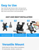 Bike Phone Holder Handlebar Mount 360° Rotation for Motorcycle Bicycle MTB Pram