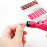 Electric Nail Drill Bits 24File Tool Kit Machine Acrylic Manicure Art Pen Shaper