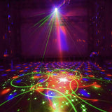 60 Pattern Laser Projector Stage Light LED RGB Party KTV Club DJ Disco Lights