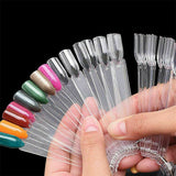 200x Swatch Sticks False Fake Nail Polish Color Display Wheel Chart Ring Tips