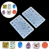 289PCS Silicone Pendant Mold Necklace Jewelry Resin Mould Casting Craft Handmade