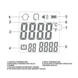 Non-contact IR Infrared LCD Digital Thermometer Forehead Body Temperature Meter