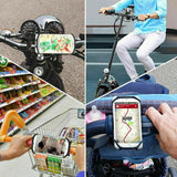 Universal Motorcycle Bike Mount 360° Phone Holder Bicycle Cradle iPhone Galaxy