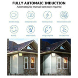 100 Led Solar Sensor Lights Light Motion Detection Security Garden Flood Lamp