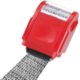 Data Guard Stamp Roller Protection Identity Confidential Privacy ID Theft