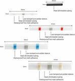 260pcs Waterproof Solder Seal Sleeve Heat Shrink Butt Wire Connectors Terminals