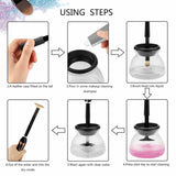 2018 Electric Beauty Cosmetic Brush Makeup Brushes Cleaner Remover Washing Tools