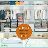 10x Vacuum Storage Bags Space Saver Seal Compressing Medium L0 Jumbo Supersize
