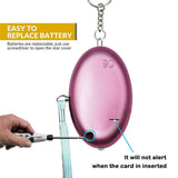 3X 140dB Personal Alarm Self-defense Keychain Emergency Siren Song Safety Torch