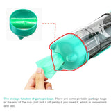 Pet 4 in1 Feeder Puppy Dog Cat Water Bottle Cup Travel Pooper Scooper Outdoor