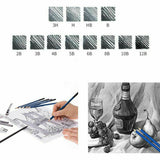 33pcs Drawing Sketch Set Charcoal Pencil Eraser Art Craft Painting Sketching Kit