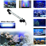 AQUARIUM FISH TANK SMD LED LIGHT BAR POOL SUBMERSIBLE LAMP WATERPROOF WHITE+BLUE