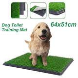 Indoor Dog Pet Potty Zoom Park Training Portable Mat Toilet Pad Tray