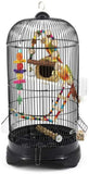 10X Pet Colorful Parrot Bird Rope Cage Perch Bungee Hanging Swing Ladder Toys