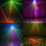 60 Pattern Laser Projector Stage Light LED RGB Party KTV Club DJ Disco Lights