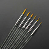 6Pcs Extra Fine Detail Paint Brushes Art Miniatures Model Maker Warhammer