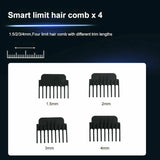 USB Men's Cordless Trimmer Groomer Kit Beard Shaver Electric Hair Clippers