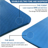 1pcs TPE Yoga Mat Eco Friendly Fitness Gym Exercise Pilates Non Slip Dual Layer