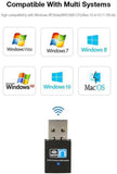 USB Wireless N WiFi Adapter Dongle Network LAN Card 802.11n 300Mbps Windows 10