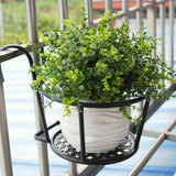 3X Metal flower Holder Shelf Stand Hanging Pots Basket Plant Garden Wall Storage