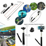 216 pcs Accessories Pack Case Chest Head Floating Monopod GoPro Hero 8 7 6 5 4