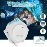 3In1 LED Galaxy Starry Night Light Projector 3D Ocean Star Sky Party Lamp Gift