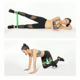 Set of 5 Heavy Duty Resistance Band Loop Power Gym Fitness Exercise Yoga Workout