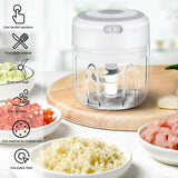 250ml Electric Garlic Food Chopper Vegetable Chopper Grinder Blender Crusher