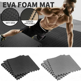 6pcs Interlocking Heavy Duty EVA Foam Gym Flooring Floor Mat Mats Tiles