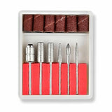 Electric Nail Drill Bits 24File Tool Kit Machine Acrylic Manicure Art Pen Shaper