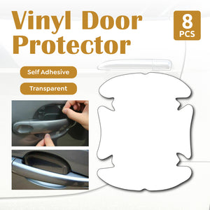 8PC Car Door Handle Paint Scratch Protector Film Stickers Transparent Clear