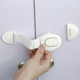 20Pcs Child Kids Baby Safety Lock For Door Drawers Cupboard Cabinet Adhesive