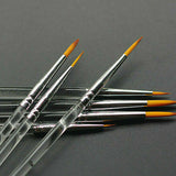 6Pcs Extra Fine Detail Paint Brushes Art Miniatures Model Maker Warhammer