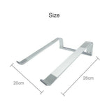 Portable Aluminium Laptop Stand Tray Holder Riser For iPad MacBook Notebook