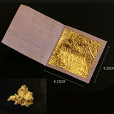 Pure 24k Gold Leaf Sheet Book Food Edible Decorating Art Craft 4.3*4.3cm