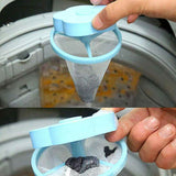 Washing Machine Filter Bag Floating Lint Hair Catcher Pouch Laundry Helper