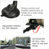 Universal 360° Windshield Mount Car Holder GPS Mobile Phone Long Neck Cradle