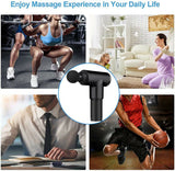 Massage Gun Electric Massager Vibration Muscle Therapy 4 Head Percussion AU PLUG