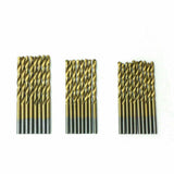 99Pcs Metric Titanium Drill Coated Drill Bit Set Metal Bit Set In Metal Case