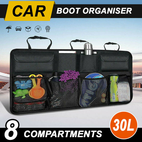 Car Seat Back Organiser Hanging Pouch Bag SUV Hatchback Trunk Boot Storage Bags