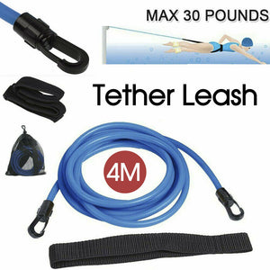 4M Swim Trainer Belt Swimming Resistance Tether Leash Pool Training Aid Harness