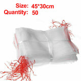 50-100pcs Agriculture Garden Fruit Vegetable Protection Exclusion Mesh Net Bags